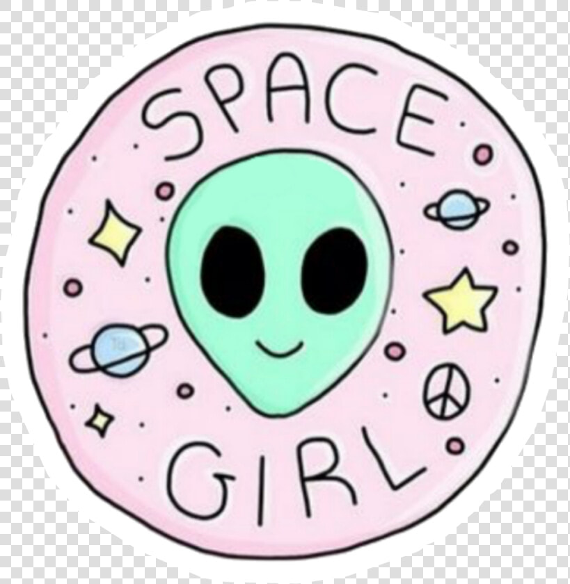 Alien Marciano Marciam Space Tumblr Emoji Overlays   Cute Alien Transparent Stickers  HD Png DownloadTransparent PNG