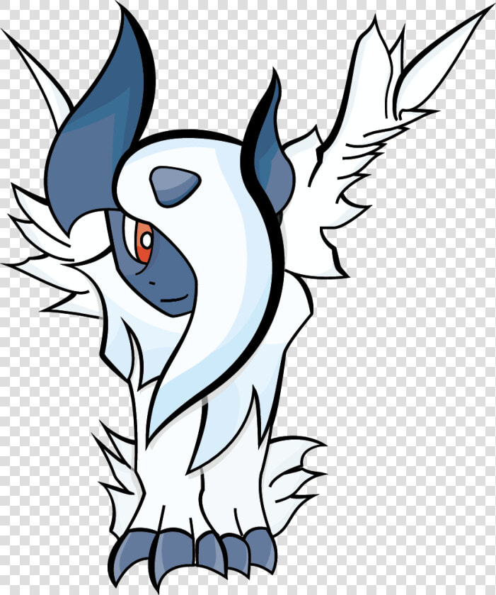 Picture Of Final Absol Y   Cartoon  HD Png DownloadTransparent PNG