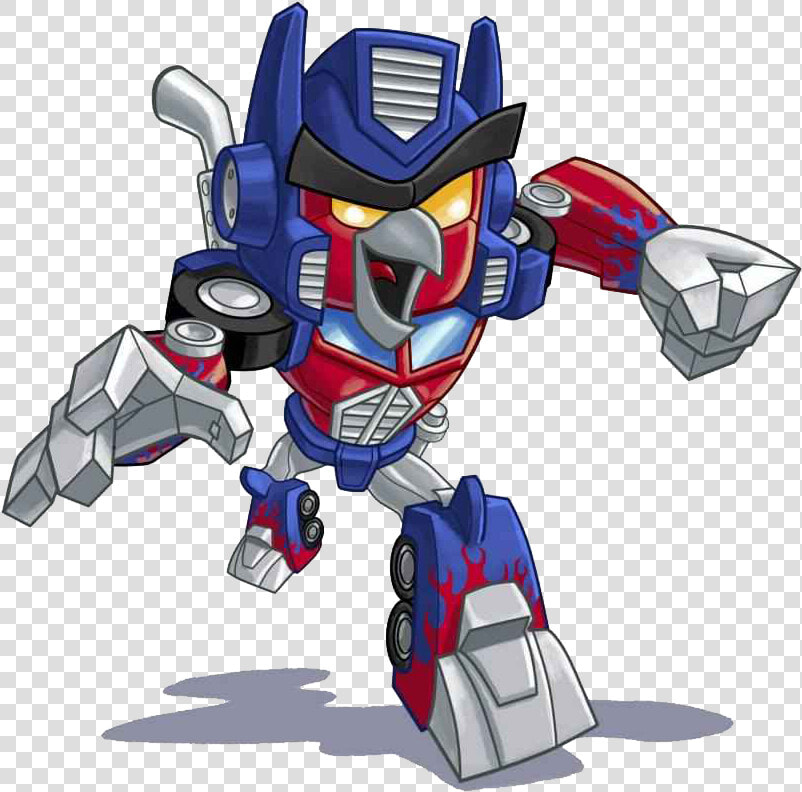 Image Optimus Prime Red Running Transpa Png Angry Birds  Transparent PngTransparent PNG