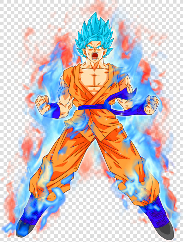 Dragon Ball Super Logo Png   Goku Súper Saiyan Blue Kaioken  Transparent PngTransparent PNG