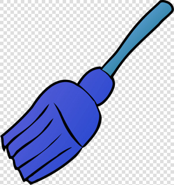 Broom Clipart   Blue Broom Clipart  HD Png DownloadTransparent PNG