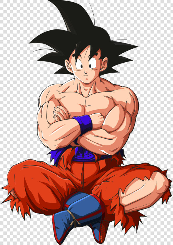 Dragon Ball Goku Sentado  HD Png DownloadTransparent PNG