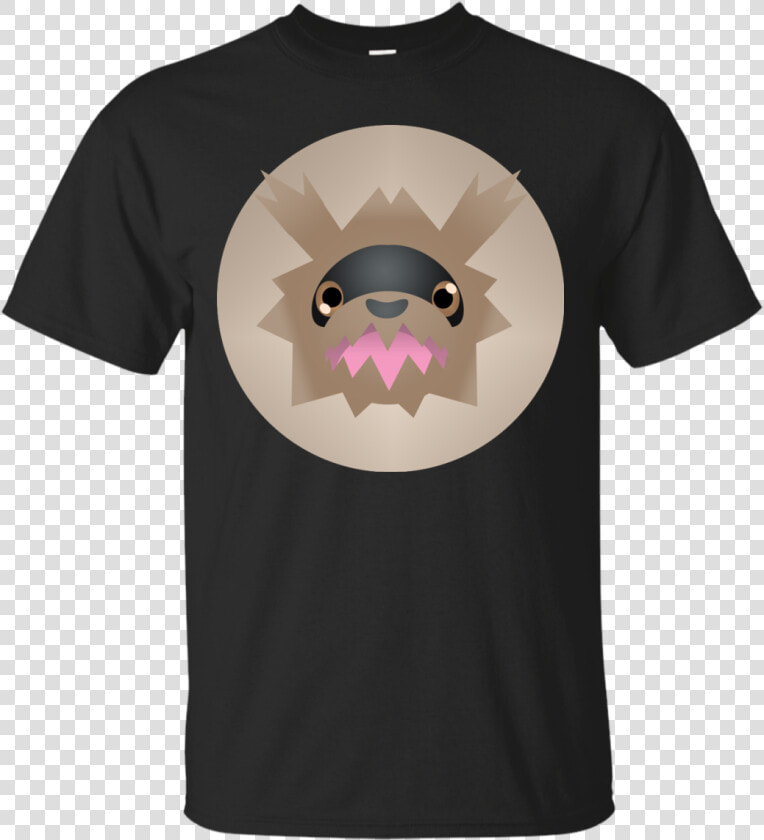 Zigggys Cute Smile Zigzagoon Cotton T shirt   Deadpool Bob Ross T Shirt  HD Png DownloadTransparent PNG