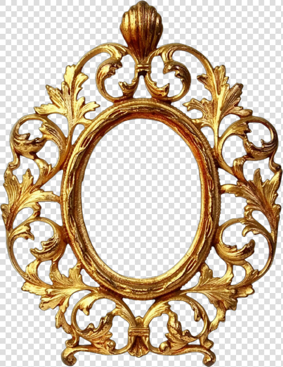 Picture Frame oval brass   Round Photo Frame Png  Transparent PngTransparent PNG