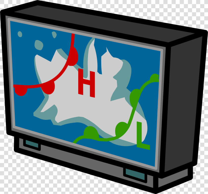 Big Screen Tv Sprite   Flat Screen Cartoon Tv Clipart  HD Png DownloadTransparent PNG