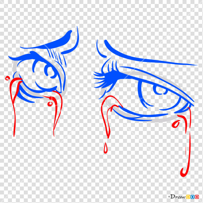 Transparent Eyes Cartoon Png   Cartoon Crying Eyes Drawing  Png DownloadTransparent PNG