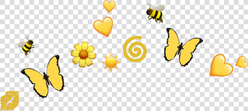  emoji  emojibackground  photobooth  butterfly  emojiart  HD Png DownloadTransparent PNG