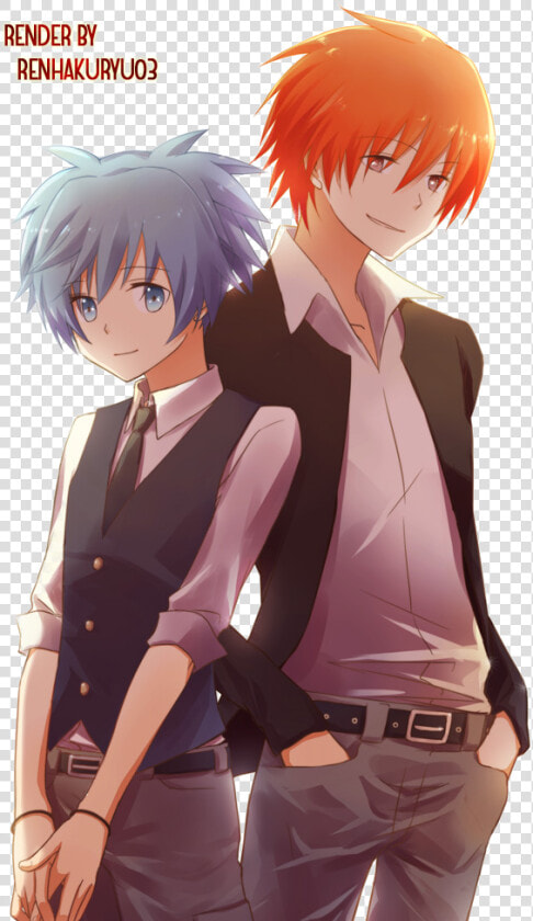 Assassination Classroom Render By Renhakuryu03 d701skh   Assassination Classroom Yandere Nagisa  HD Png DownloadTransparent PNG