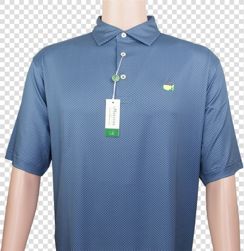 Masters Navy  amp  Light Blue Peter Millar Performance   Polo Shirt  HD Png DownloadTransparent PNG