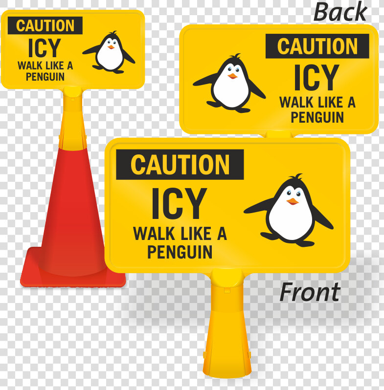 Caution Sign Icy Conditions  HD Png DownloadTransparent PNG