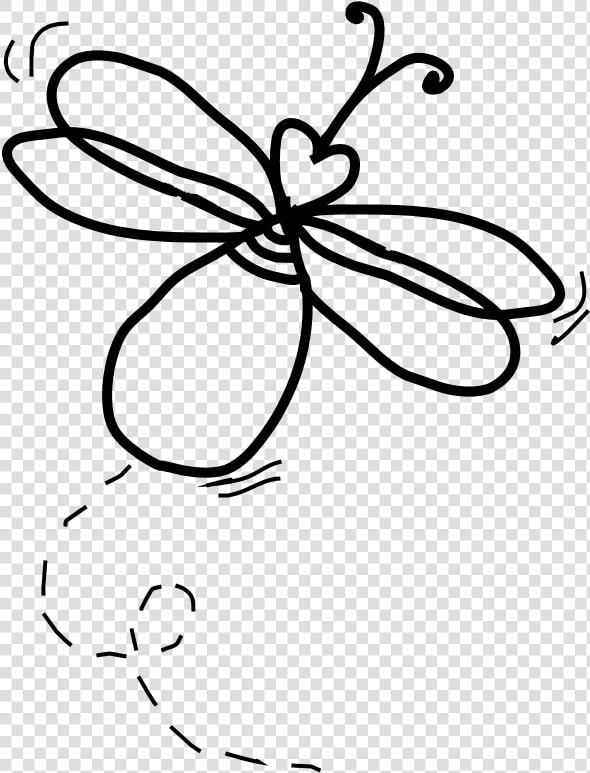 Transparent Firefly Png   Fireflies Black And White  Png DownloadTransparent PNG