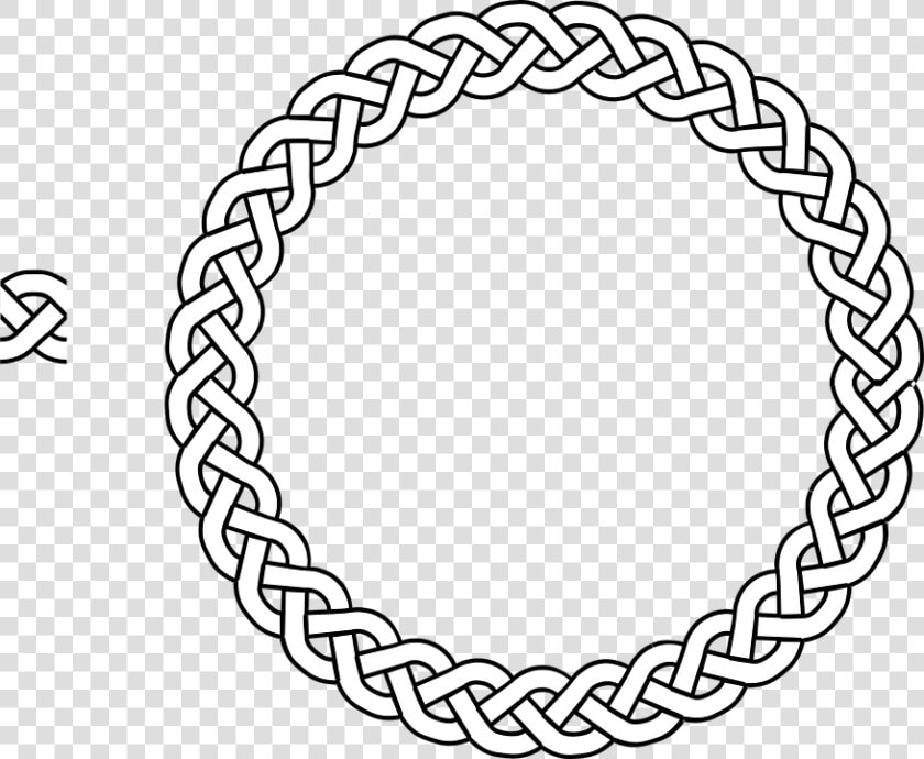 Border  Braid  Frame  Plait  Rope  Circle   Simple Celtic Knot Circle  HD Png DownloadTransparent PNG