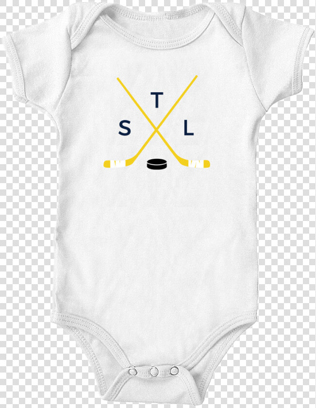 Baby Onesie Crossed Hockey Sticks Stl   Crest  HD Png DownloadTransparent PNG