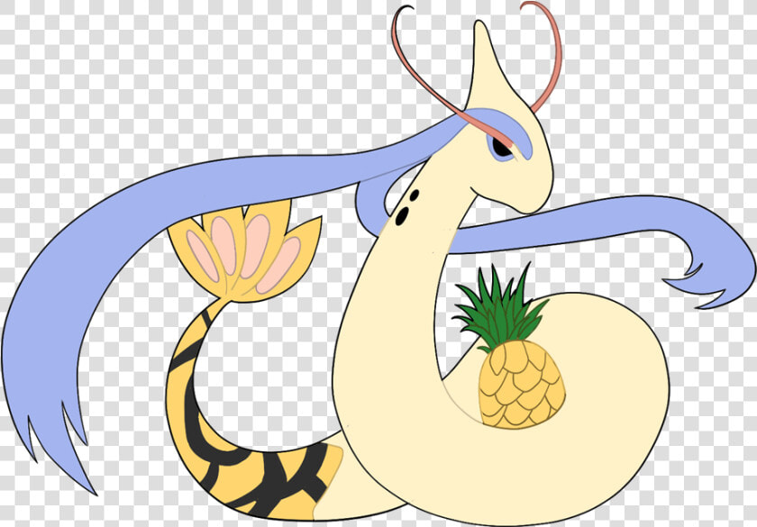 Milotic Pineapple   Cartoon  HD Png DownloadTransparent PNG