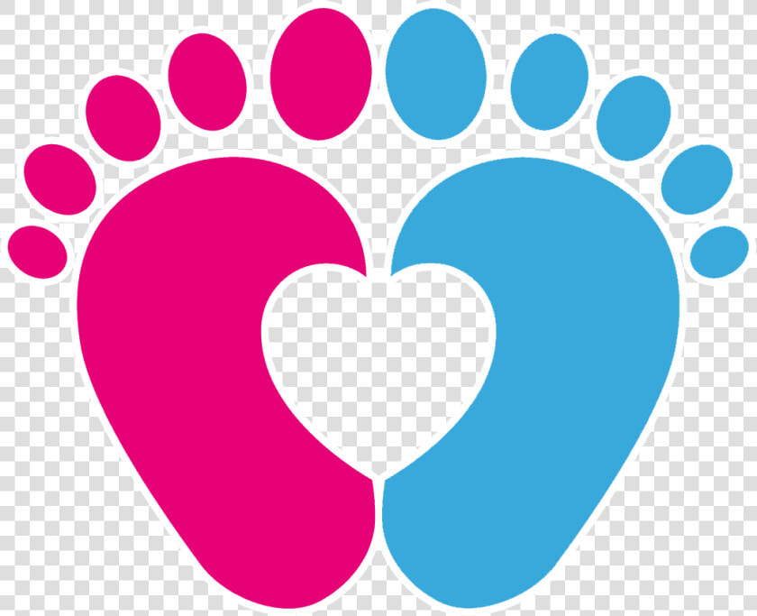 Transparent Footprints Png   Heart With Baby Feet  Png DownloadTransparent PNG