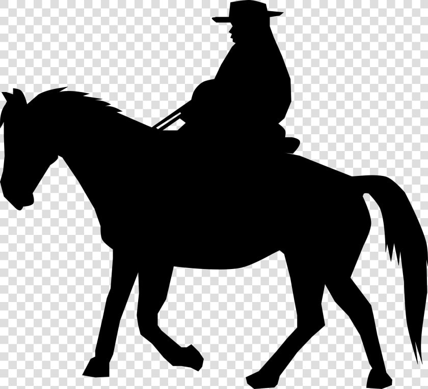 Cowboy Silhouette Clip Art   Cowboy Clipart  HD Png DownloadTransparent PNG