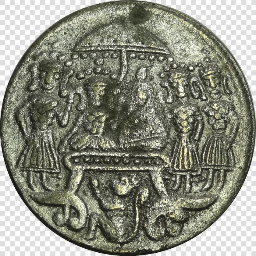 Shree Ram Darbar Old Copper Token Coin Sri Ram Sita   2 Pfennig Leopold 1 1680  HD Png DownloadTransparent PNG