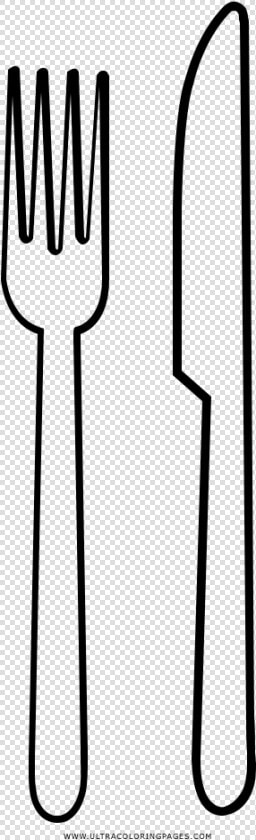 Fork And Knife Coloring Page   Fork And Knife Drawing Png  Transparent PngTransparent PNG