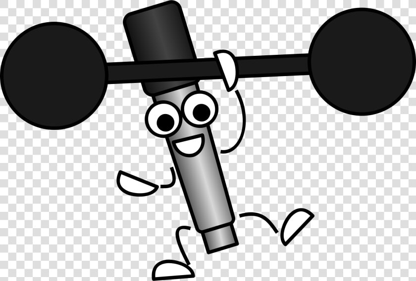 Mike The Mic Weightlifting Clip Arts   Dibujos Para Calcar De Levantar  HD Png DownloadTransparent PNG