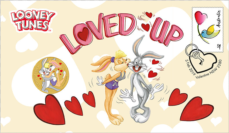 Looney Tunes Lovestruck Postal Numismatic Cover Product   Looneytunes 2019  HD Png DownloadTransparent PNG