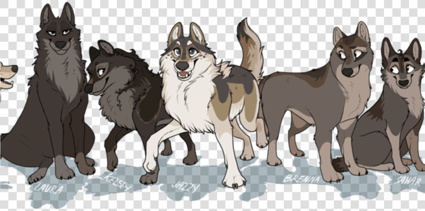 Anime Wolf Pack Fun Wolf Facts   Ranks Of Wolf Packs  HD Png DownloadTransparent PNG