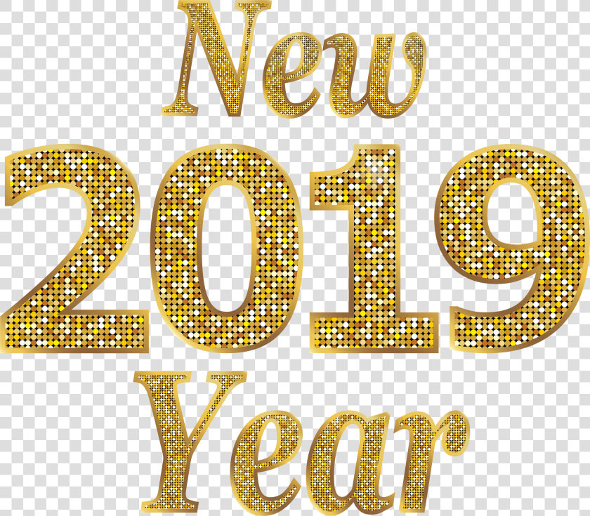 Clip Art Year Png Clip   Gold Transparent Happy New Year 2019 Png  Png DownloadTransparent PNG