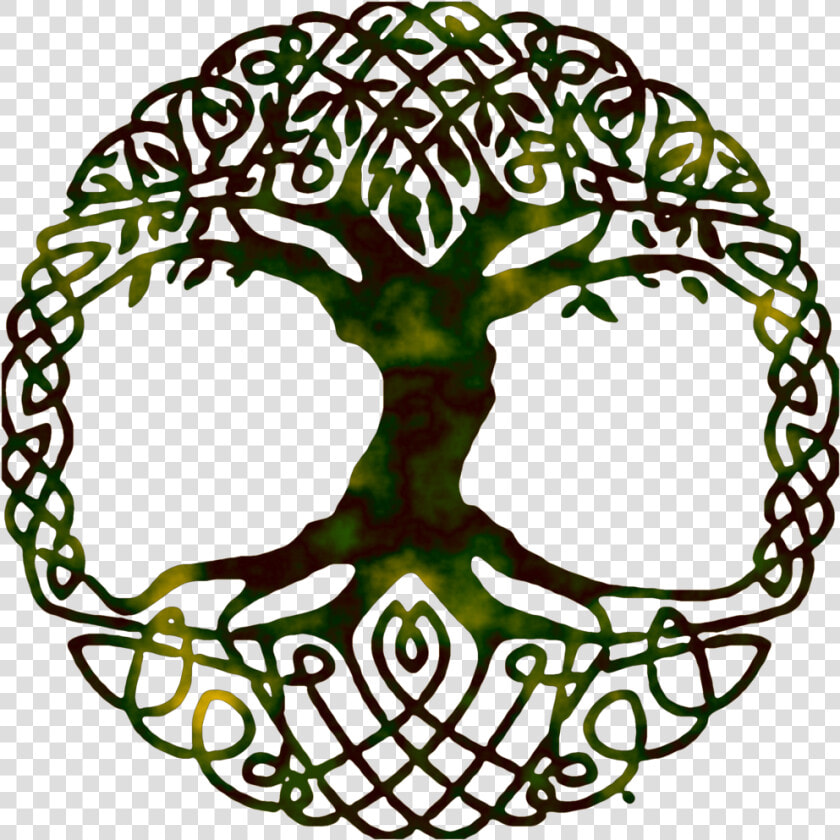 Life Of Symbol Tree Yggdrasil World Gospel Clipart   Yggdrasil Tattoo  HD Png DownloadTransparent PNG