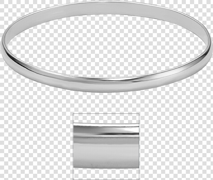 Standard View Of Brcld5 In White Metal   Bangle  HD Png DownloadTransparent PNG