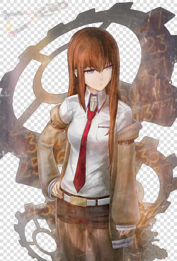 Transparent Makise Kurisu Png   Makise Kurisu Wallpaper Iphone  Png DownloadTransparent PNG