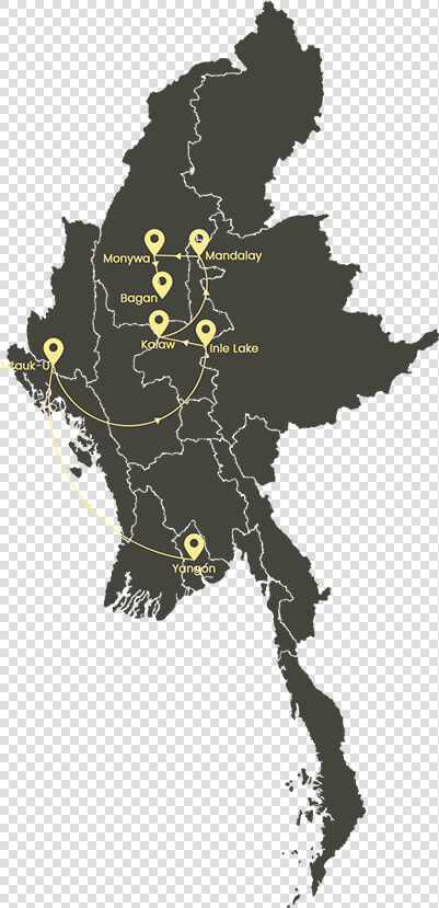 Exotic   Myanmar Map Vector  HD Png DownloadTransparent PNG