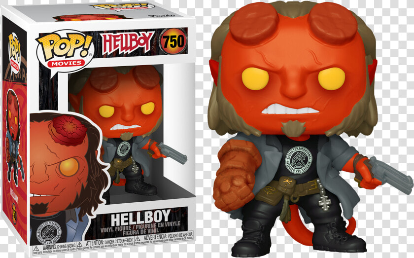 Transparent Hellboy Logo Png   Funko Pop Hellboy 750  Png DownloadTransparent PNG