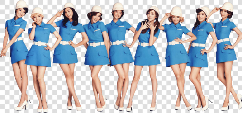 Girls Generation Short Blue Dresses   Girls Generation Png  Transparent PngTransparent PNG