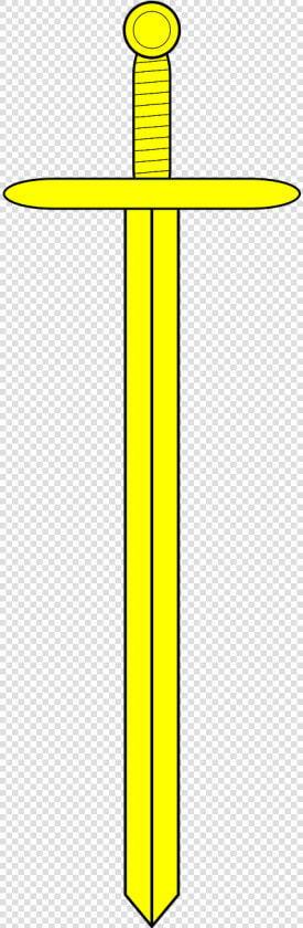 Sword Blade Weapon Free Picture   Yellow Sword Clipart  HD Png DownloadTransparent PNG