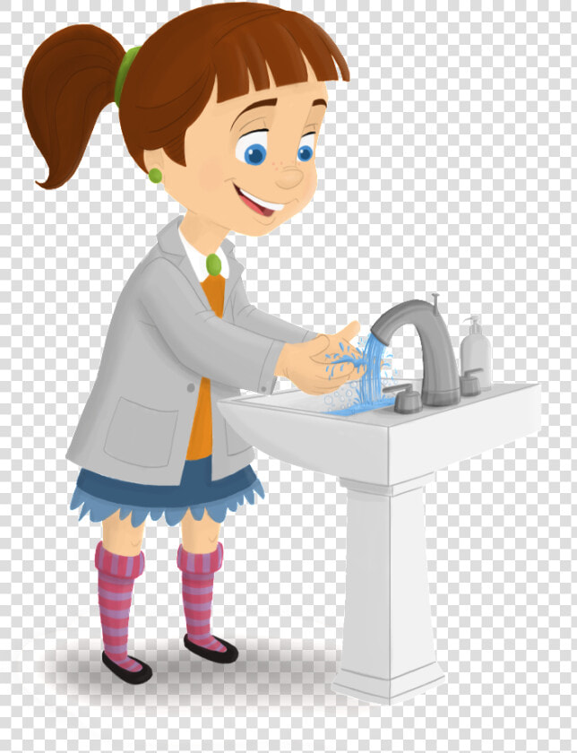 28 Collection Of Washing Hands With Soap Clipart   Wash Your Hands Cartoon  HD Png DownloadTransparent PNG