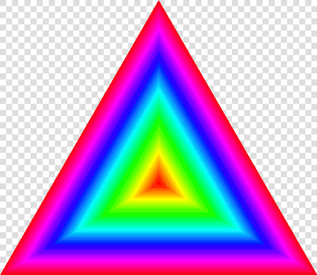 Tunnel By Binary On   Rainbow Triangle Gif  HD Png DownloadTransparent PNG