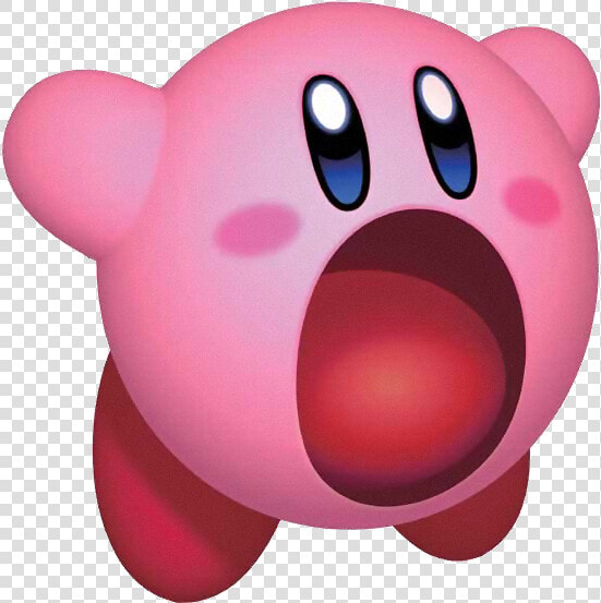 Kirby S Return To Dream Land Kirby S Adventure Kirby   Kirby With Mouth Open  HD Png DownloadTransparent PNG