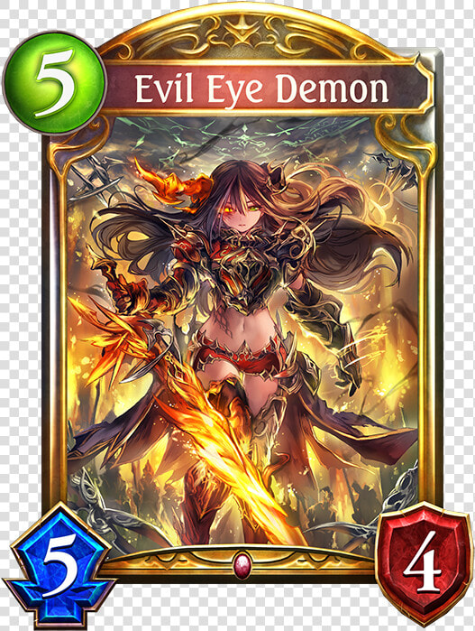 Unevolved Evil Eye Demon Evolved Evil Eye Demon   Flauros Shadowverse  HD Png DownloadTransparent PNG