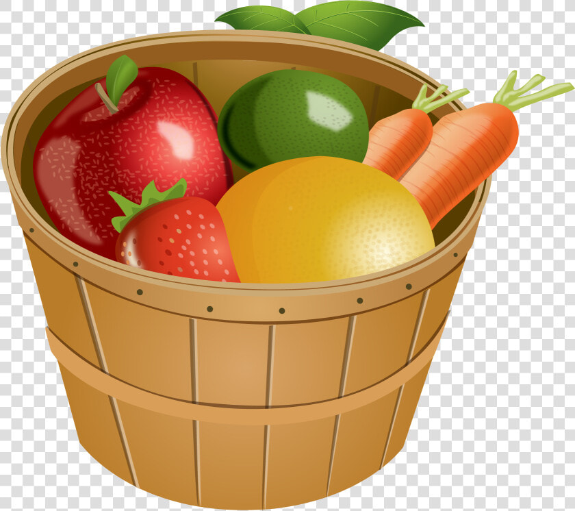 Transparent Lemons Clipart   Cartoon Basket Of Fruits  HD Png DownloadTransparent PNG