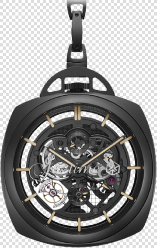 Panerai Pam 446 Pocket Watch 59mm Black Ceramic Brand   Panerai Pocket Watch Price  HD Png DownloadTransparent PNG