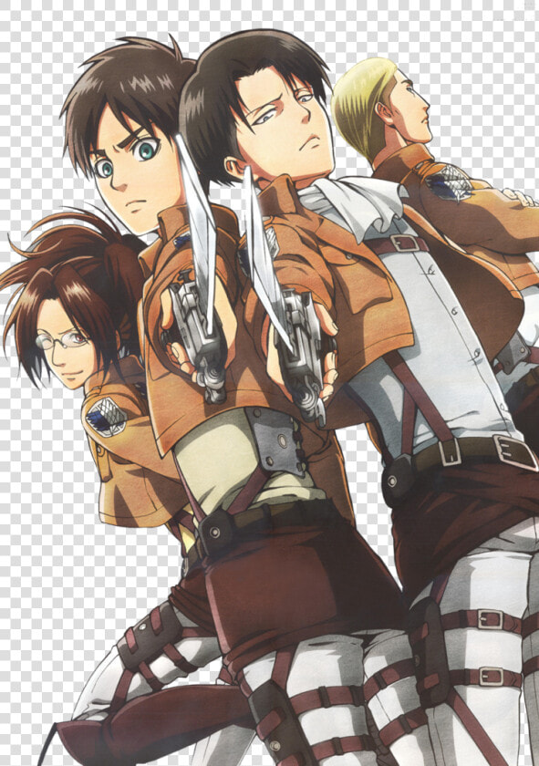 Levi Eren And Hanji  HD Png DownloadTransparent PNG