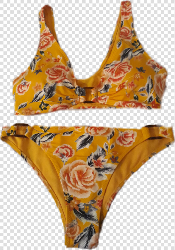  bikini  bikinis  bikinibottom  bikinitop  yellowbikini   Swimsuit Top  HD Png DownloadTransparent PNG