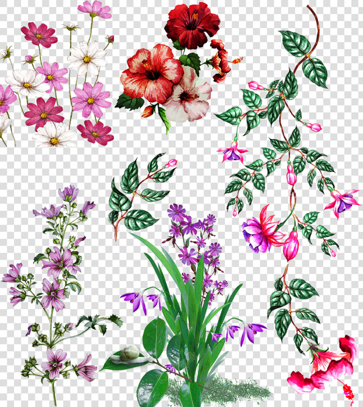 Textile Digital Design Flowers Motifs  Vector flower vector   Textile Digital Flower Design  HD Png DownloadTransparent PNG