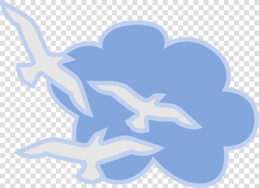 Cloud  Blue  White  Sky  Birds  Flying  Doves  Fly   Bird Flying In The Sky Clipart  HD Png DownloadTransparent PNG