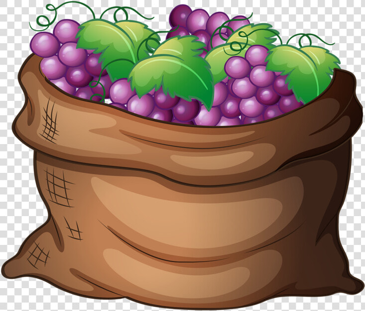 Фото  Автор Soloveika На Яндекс   Grapes In A Basket Clip Art  HD Png DownloadTransparent PNG