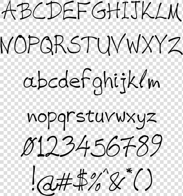 Handwriting Vag Handwritten Example   Serif Font Thin  HD Png DownloadTransparent PNG