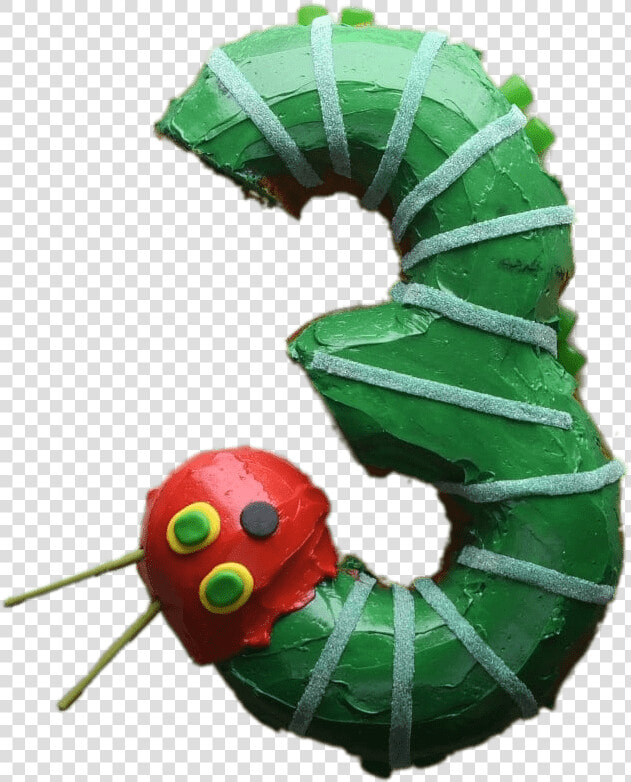 The Very Hungry Caterpillar Number 3 Cake Clip Arts   Hungry Caterpillar Cake 3  HD Png DownloadTransparent PNG