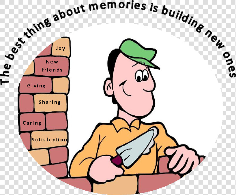 Take Time To Build Great New Memories Class Img   Cartoon Images Of Mason  HD Png DownloadTransparent PNG