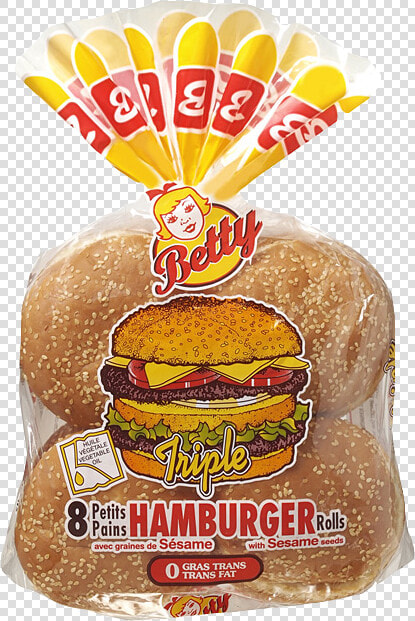 Double Decker Hamburger Buns  HD Png DownloadTransparent PNG