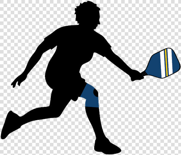 Elk Football Player Clipart Graphic Black And White   Clipart Pickleball  HD Png DownloadTransparent PNG