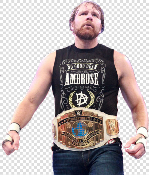 Roman Reigns  Dean Ambrose  Champs    Wwe Dean Ambrose Intercontinental Champion 2017  HD Png DownloadTransparent PNG